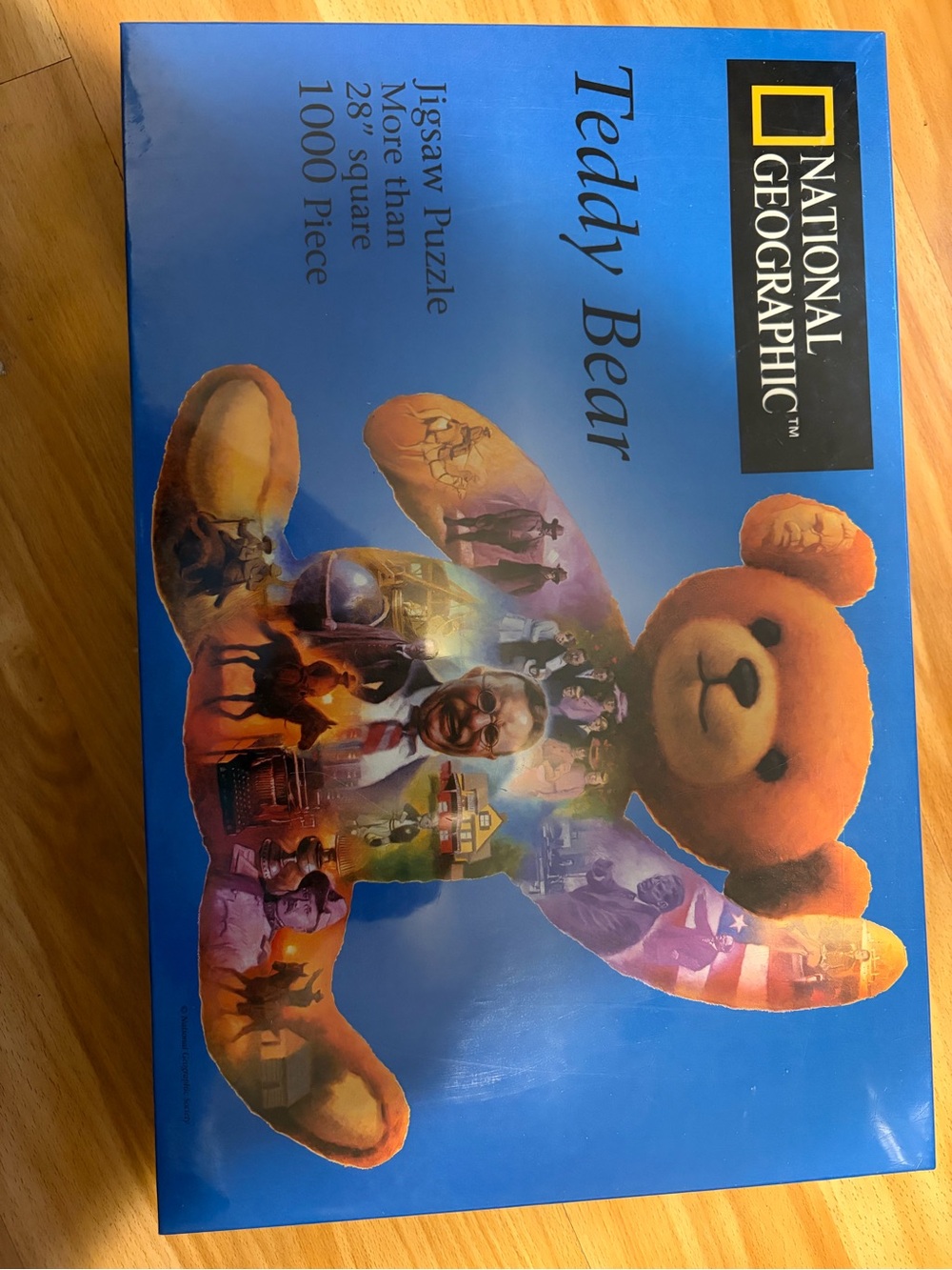National Geographic Teddy Bear Jigsaw Puzzle – 1000 Pieces – 28”+ Large Square